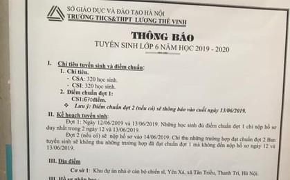 Trường thay đổi điểm chuẩn bất ngờ giữa đêm khiến học sinh khóc ròng vì hôm qua đỗ, sáng ngủ dậy đã trượt