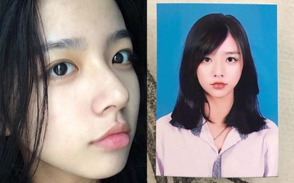 Gái xinh trường chuyên sở hữu mặt mộc đáng gờm, ảnh quá khứ vô tình "tố" sự thay đổi đến khó tin