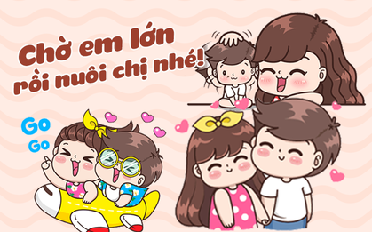 Couple "chị chị em em": Nghe hơi sai nhưng lại tạo nên nhiều khoảnh khắc "gây sâu răng" diện rộng