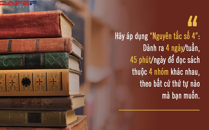 Biến đọc sách trở thành thói quen lâu dài bằng "Nguyên tắc số 4" của tiến sĩ ĐH Yale: Làm theo không khó, muốn đổi đời nhất định phải thử qua một lần!