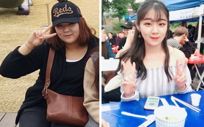 Từ 94kg xuống 50kg, cô bạn người Hàn có màn lột xác ngoạn mục khiến ai cũng phải ngỡ ngàng