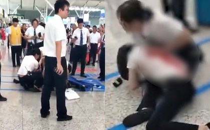 Chỉ vì muộn tàu, nữ hành khách rút dao đâm bị thương nhân viên nhà ga