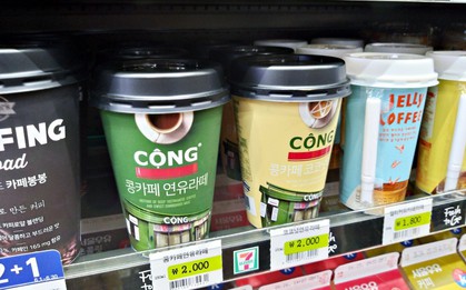 Bất ngờ cà phê Cộng đóng hộp được 7Eleven ở Hàn Quốc bày bán rộng rãi