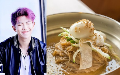 Trời hè nóng bức, RM (BTS) đi ăn có tô mì lạnh thôi nhưng cũng tạo nên "huyền thoại"