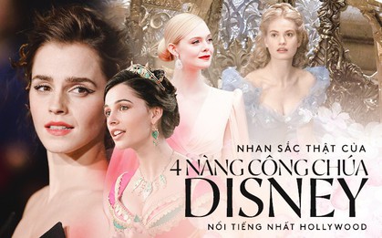Nhan sắc 4 nàng công chúa Disney trong phim và đời thực: Emma Watson gây thất vọng giữa dàn ngọc quý đẹp lạ