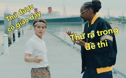 Khoảnh khắc Sơn Tùng bé nhỏ trước Snoop Dogg đang được dân mạng chế ảnh và share điên cuồng