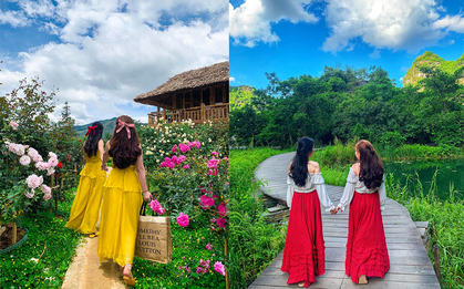 Đôi bạn thân 15 năm mới đi du lịch cùng nhau lần đầu đã “gây bão” MXH, dân tình nhao nhao hỏi: “Hai bạn mua váy ở đâu thế?”
