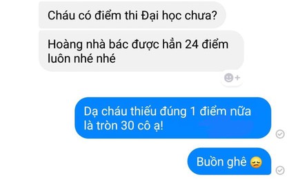 Khoe con thi Đại học được 24 điểm, bà cô nhận câu phản dame cực gắt đến mức phải vội vàng block