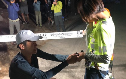 Chàng trai chạy một mạch vượt quãng đường marathon dài tới 217km và lời cầu hôn tới bạn gái khiến ai cũng xúc động
