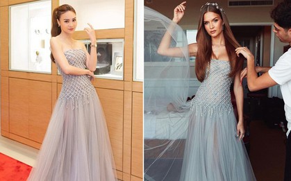 Ninh Dương Lan Ngọc đẹp chẳng kém thiên thần Victoria's Secret khi "đụng" đầm của NTK Công Trí