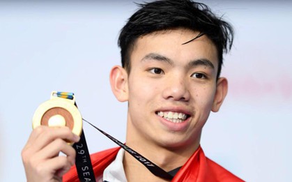 Hot boy bơi lội Huy Hoàng giành tấm vé dự Olympic 2020 đầu tiên của Việt Nam