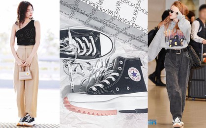 Converse mới ra giày siêu to khổng lồ, idol Hàn lẫn giới trẻ châu Á đã thi nhau diện khắp nơi