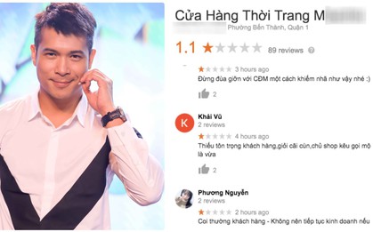 Khách hàng đồng loạt rate 1 sao shop thời trang cãi tay đôi với Trương Thế Vinh khi bị khiếu nại sử dụng hình trái phép
