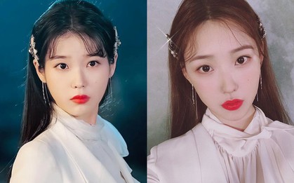 IU có nằm mơ cũng không ngờ có người chỉ nhờ makeup mà cũng thành chị em sinh đôi của mình
