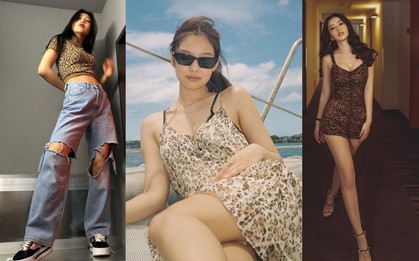 Khi mà sao Hàn, sao Việt còn đang diện ầm ầm và sexy hết nấc thế này thì mốt da báo còn lâu mới "bay màu"