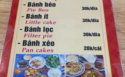 Cười rơi mồm với menu tiếng Anh bá đạo made by chị Google, 99% không biết "nem is gone" là món gì