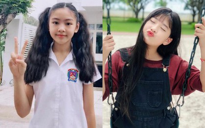 Khoảnh khắc Lọ Lem nhà MC Quyền Linh làm tóc cho Bí Ngô nhà NS Hồng Vân: Đôi bạn thân mỹ nhân Vbiz tương lai đây rồi!