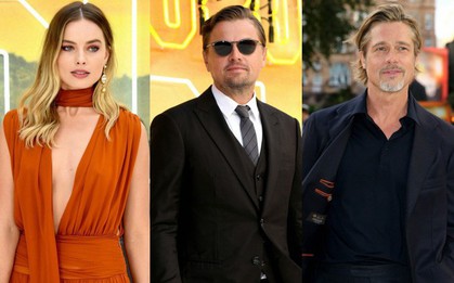 Thảm đỏ "Once Upon a Time": Bộ đôi tài tử Leonardo - Brad Pitt bảnh bao bên "Harley Quinn" đẹp xuất sắc, dàn sao mặc lố lại là tâm điểm