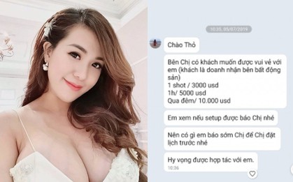 Đã là mẹ hai con, Mai Thỏ vẫn gây chú ý khi công khai tin nhắn bị gạ gẫm "đi khách" với giá nghìn đô