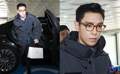 T.O.P (Big Bang) chính thức xuất ngũ sau 2 năm, xuất hiện với biểu cảm nghiêm trọng đáng chú ý