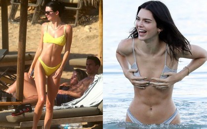 Loạt ảnh bikini chưa chỉnh sửa lột tả chân thực body của Kendall Jenner: Kể cả vòng 1 có phẳng lỳ thì vẫn sexy tuyệt đối