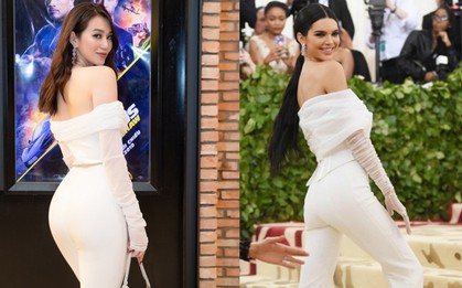 Hẳn 3 lần mặc giống y xì, Kendall Jenner chắc là bạn tâm giao của Khánh My rồi!