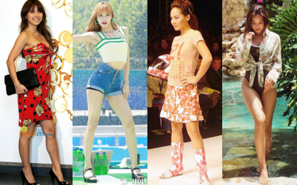 Các cặp mỹ nhân Hàn có cùng chiều cao nhưng tỷ lệ cơ thể trái ngược: Lee Hyori đọ với Lisa, nữ thần Eugene sốc nhất