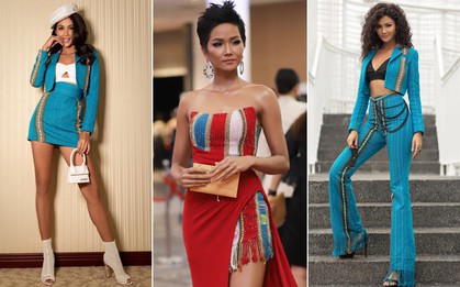 Hoa hậu nào cũng đua tranh váy áo đẳng cấp, riêng H'Hen Niê lại tôn vinh cội rễ bản thân bằng thời trang