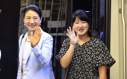 Hoàng hậu Masako xuất hiện trở lại cùng con gái duy nhất nhưng Công chúa Nhật Bản tự "dìm hàng" mình bởi vẻ ngoại hình gây thất vọng