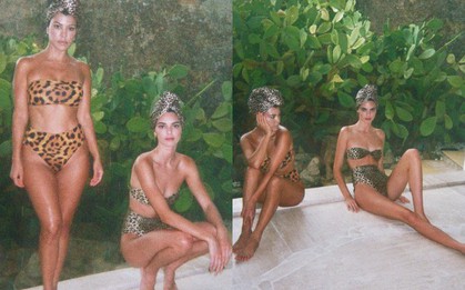 Chị em Kardashian diện bikini đọ sắc: Đôi chân của Kendall cực phẩm đến mức khiến Kourtney chỉ còn biết tựa cằm, co ro