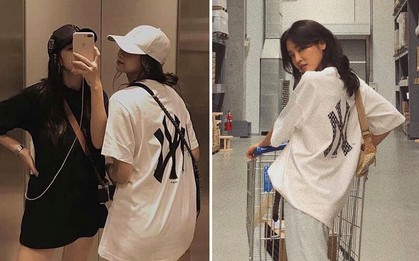 Đi đâu cũng gặp, chiếc áo phông với logo to bự siêu cool ngầu này chính là item "quốc dân" tại Hàn Quốc lẫn Việt Nam lúc này