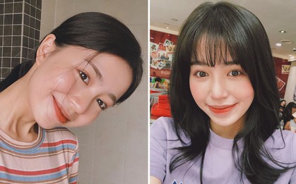 Mãi mới chịu cắt tóc mái sau bao lâu để tóc "bổ luống", Mẫn Tiên chứng minh ai cắt tóc mái cũng xinh hơn vài chân kính