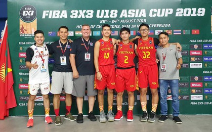 Toàn thắng ở vòng loại, bóng rổ Việt Nam ghi tên mình ở vòng bảng FIBA U18 3x3 Asia Cup