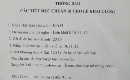 Qua rồi cái thời Ơi hàng cây xanh thắm dưới mái trường mến yêu, vào mà xem văn nghệ của học sinh bây giờ chất thế nào!