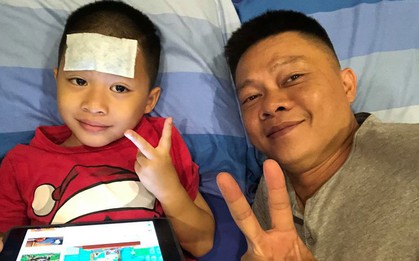 Ngày đầu vào lớp 1, con trai BTV Quang Minh "gây chuyện" khiến cả bố và cô giáo được phen hốt hoảng
