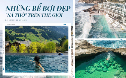 Nếu đang mệt mỏi vì Thứ Hai thì top 9 bể bơi đẹp “ná thở” này là dành cho bạn, lấy động lực kiếm tiền để mà đi!