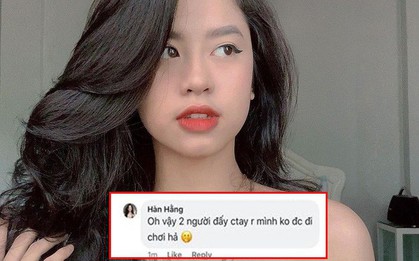 Bị antifan "ném đá" vì nghi là "tuesday" của Huyme, Hàn Hằng phản dame: "Bộ hai người đó chia tay rồi mình không được đi chơi hả?"