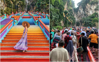 Tỉnh mộng trước nấc thang cầu vồng nổi tiếng nhất Malaysia: Nhìn hình sống ảo thì phát ham, nhưng thực tế lại phũ phàng hơn!