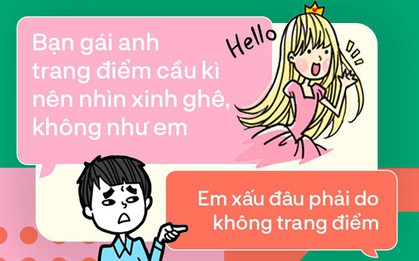 Đọc tin nhắn bạn trai "cà khịa" mấy cô em gái mưa thích diễn sâu: "Dừa" lắm, hả hê lắm!