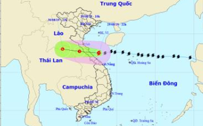 Tin bão mới nhất: Bão số 4 còn cách đất liền khoảng 170 km, dự báo đổ bộ vào sáng sớm 30/8