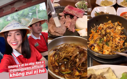 Hình đi chơi ở Hàn Quốc chưa thấy đăng, nhưng đồ ăn là Diệu Nhi đã “spam” kín story Instagram rồi!