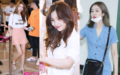 "Nữ idol xấu nhất lịch sử Kpop" một thời ngày càng xinh, ra sân bay sương sương mà lấn át cả chân dài G-Friend