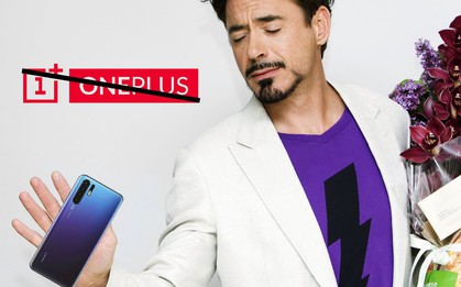 Ngượng chín mặt với ông chú Iron Man: Dùng smartphone Huawei để hớn hở đăng post khen OnePlus?