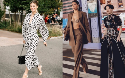 Bất ngờ khi Minh Tú cùng hội thích mặc đẹp khuấy đảo street style tại Tuần lễ thời trang New York