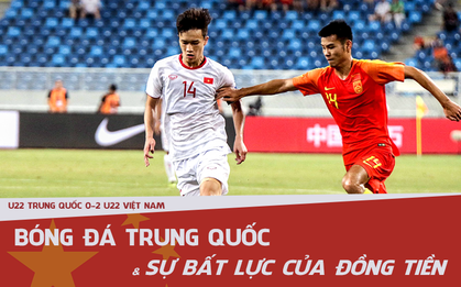 Đồng tiền cũng bất lực với sự thụt lùi của bóng đá Trung Quốc?
