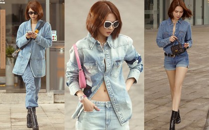Mix đồ chao ôi là khó cảm, Ngọc Trinh rồi sẽ thành "kẻ hủy diệt" đồ jeans mất!