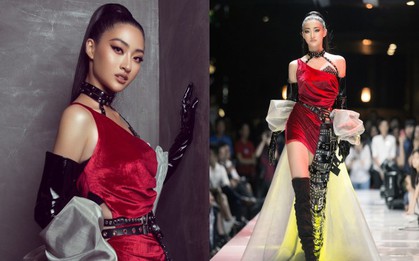 Tân Hoa hậu Lương Thùy Linh lột xác hầm hố, sải bước catwalk thần thái khó nhận ra sau 1 tháng đăng quang