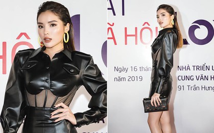 Dự sự kiện ra mắt MXH Lotus, Kỳ Duyên "liều mình" diện thiết kế nhạy cảm, tưởng phô phang mà lại cuốn hút khó cưỡng