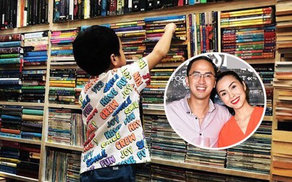 Louis Nguyễn hạnh phúc khoe con trai háo hức lựa sách, thay lời chứng minh "hoàng tử bé" nay đã lớn