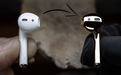 Mất đi đôi chân nhưng cựu kình ngư này lại có bàn tay trời phú: "Độ" AirPods bằng vàng 18K gần như thủ công hoàn toàn